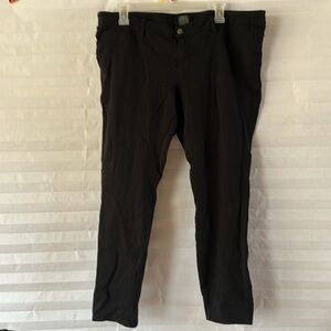 Mossimo Women’s Black Skinny Jeans Size 18 Mid Rise Stretch Denim Pants